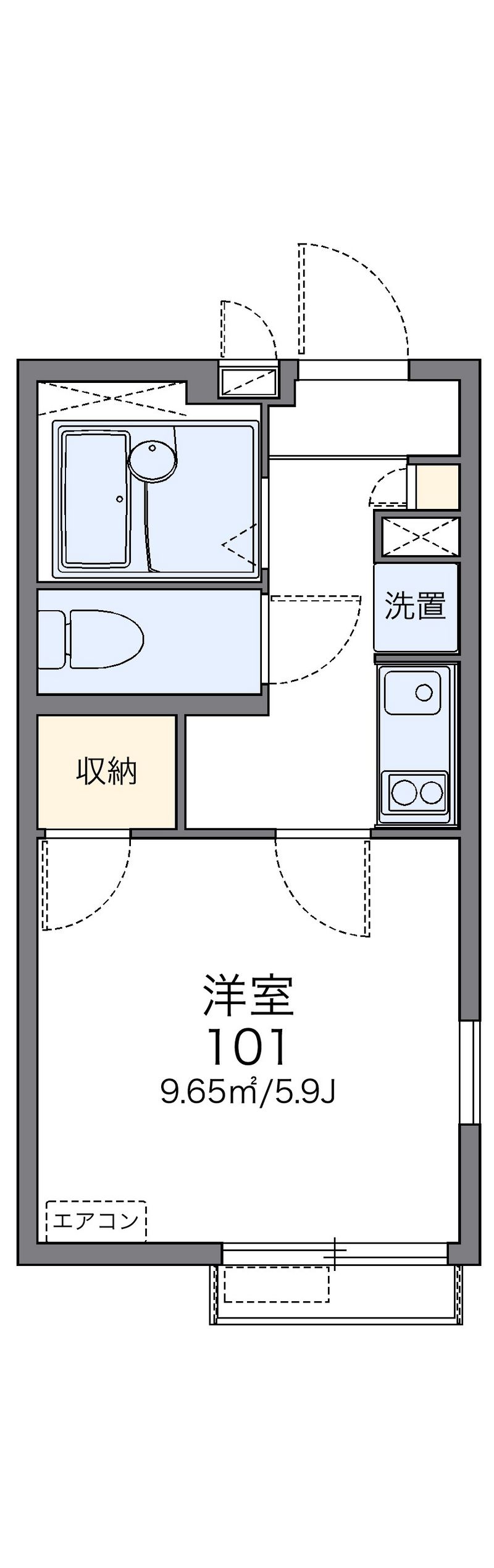 レオネクストＷａｇａｎｓｅ　Ｂ 間取り