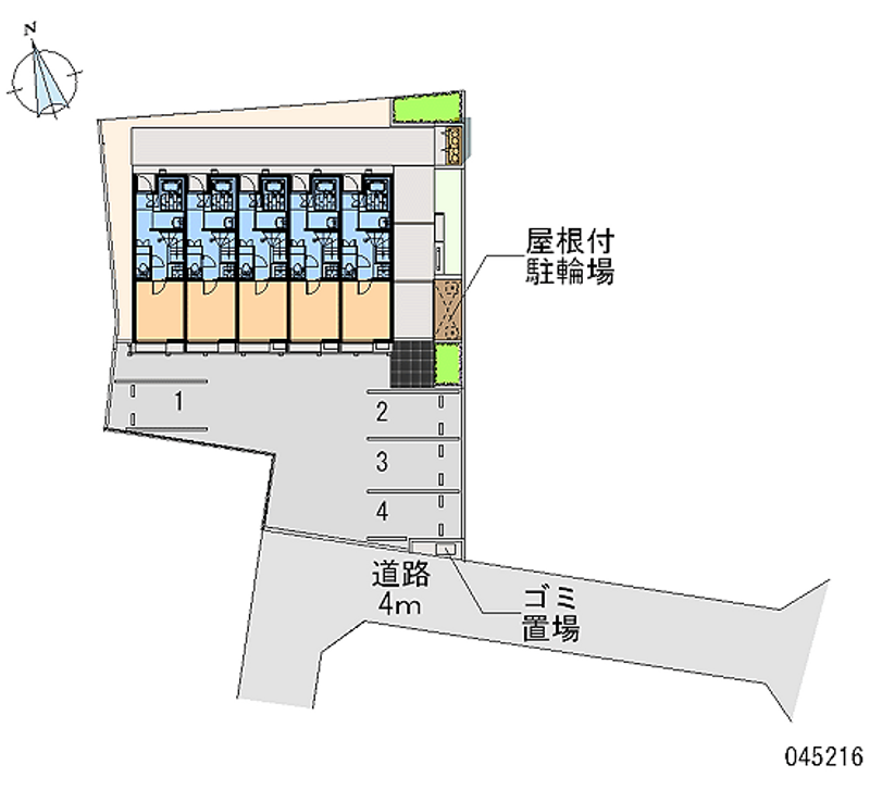 45216 Monthly parking lot