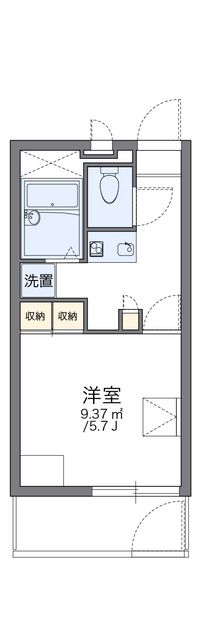 レオパレスヴィヴレⅡ 間取り図