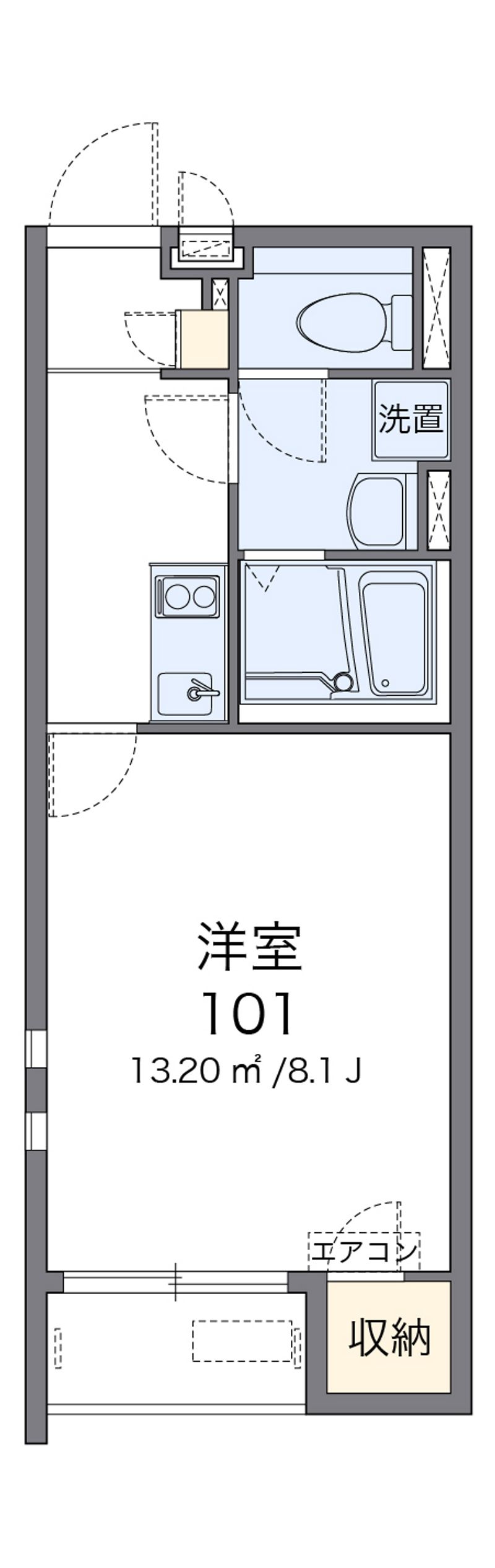 クレイノ坊主山 間取図