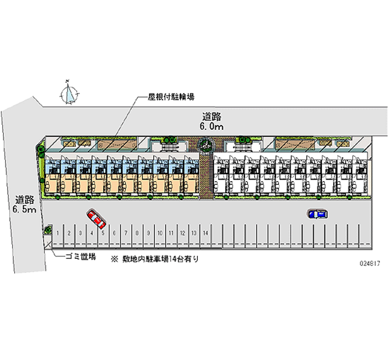 レオパレス泉壱番館 月極駐車場