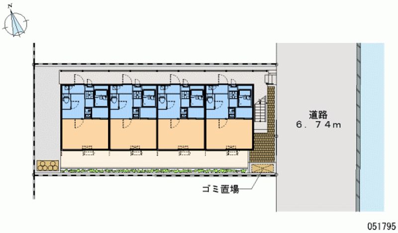 レオパレスアドニス 区画図
