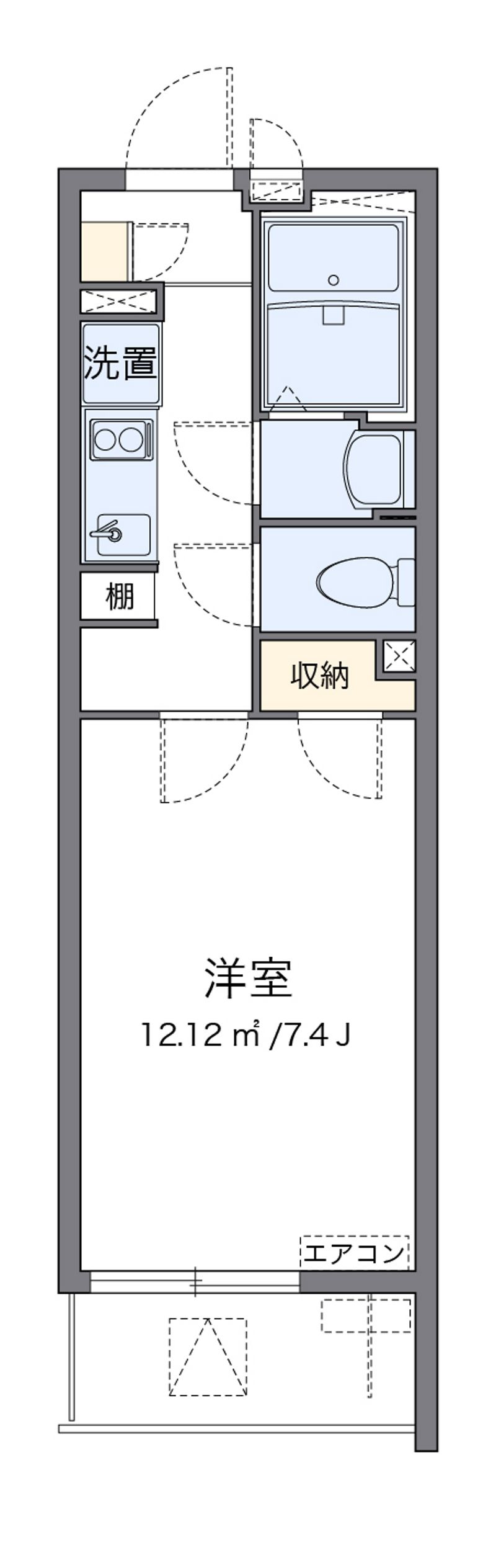 クレイノクーラ　ルガル 間取り