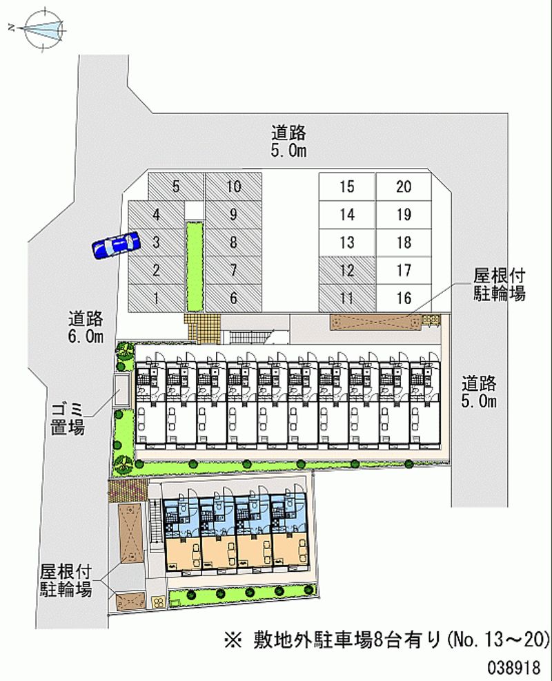 レオパレスｋｏｙａｍａⅢ 月極駐車場