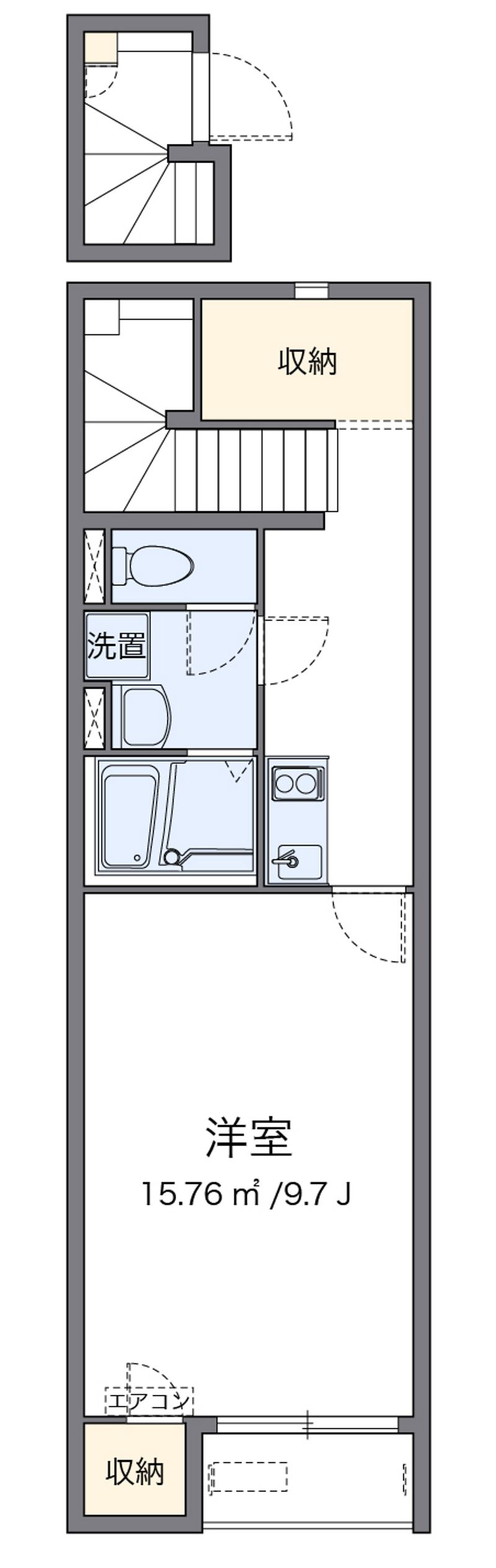 クレイノＹＡＭＡＭＯＴＯⅡ 間取図