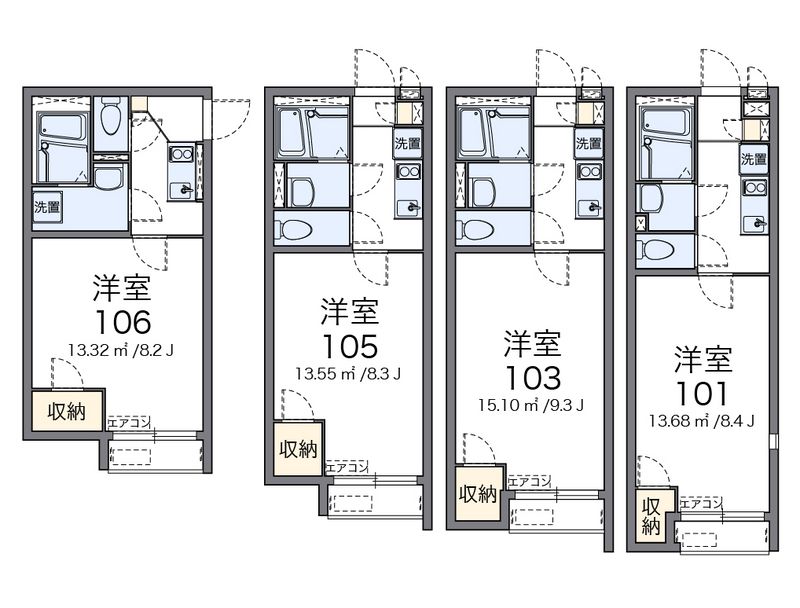 レオネクストソレーユ東大沼 間取図
