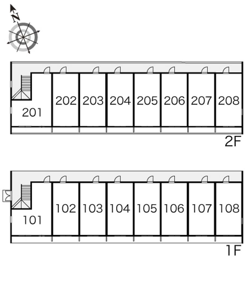 レオパレスＯＮＧＡ 間取配置図