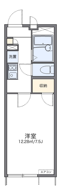 レオパレス桃 間取り図