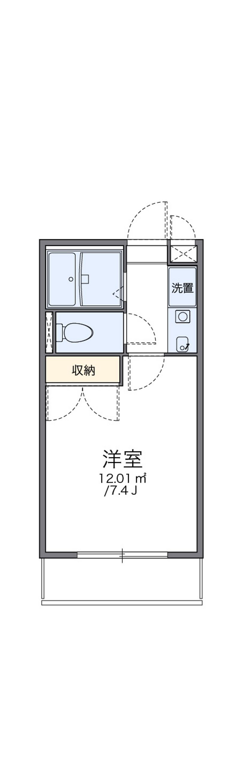 レオパレス西宮北弐番館 間取図
