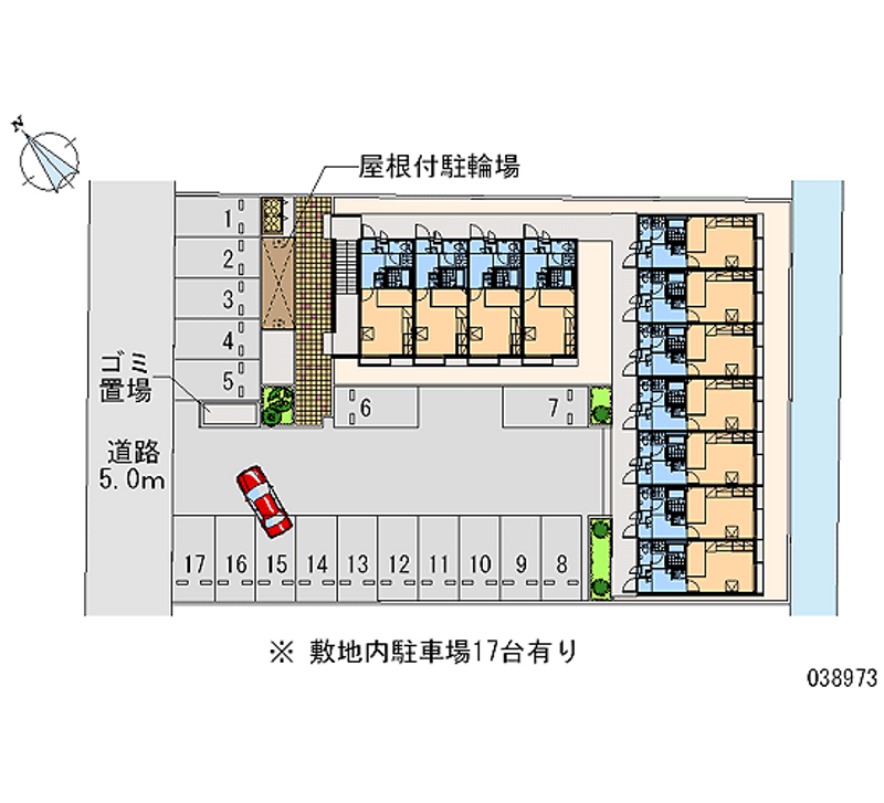 38973 Monthly parking lot