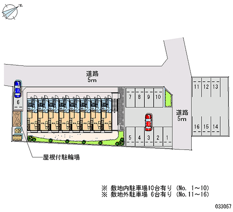 レオパレスメゾン　かきつばた 月極駐車場