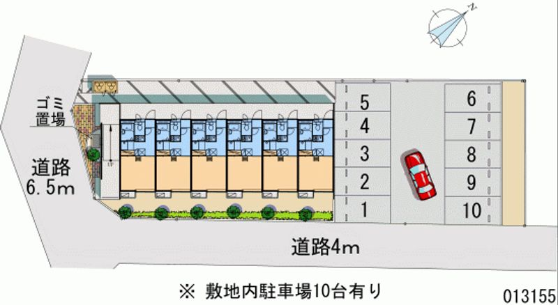 レオパレスフェアリー 月極駐車場