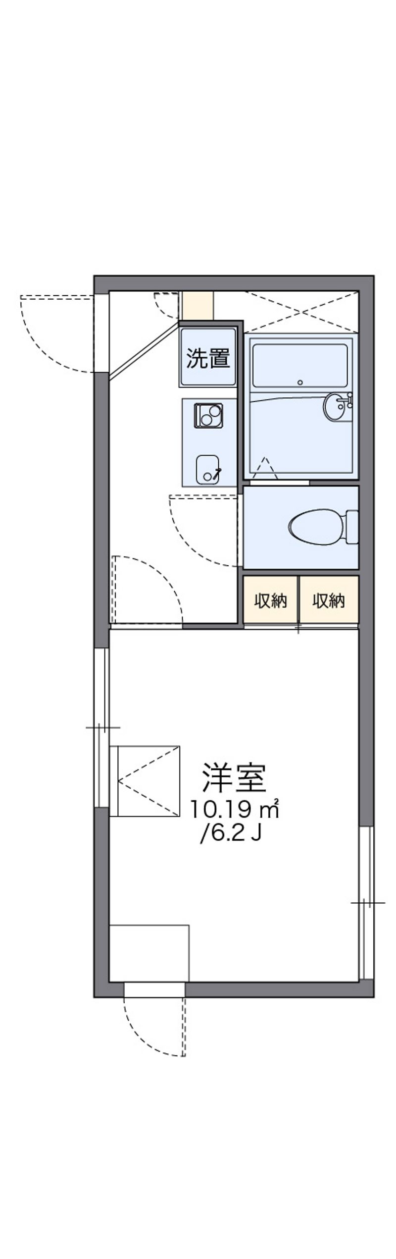 レオパレスＭＡＲＩＫＯ 間取図
