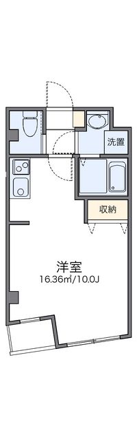 レオパレスエクセルカーサ平和台 間取り図