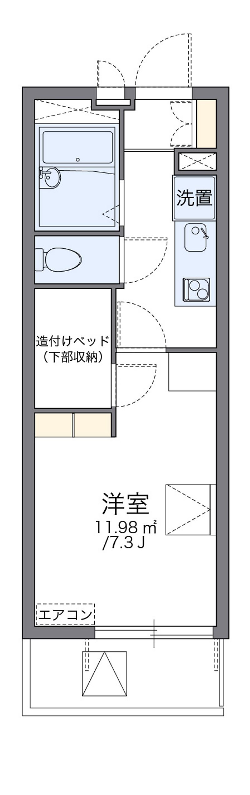 レオパレスマルベリー 間取り