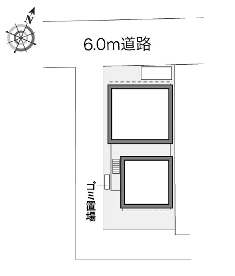レオパレスフィレンツェ赤坂Ⅰ 配置図