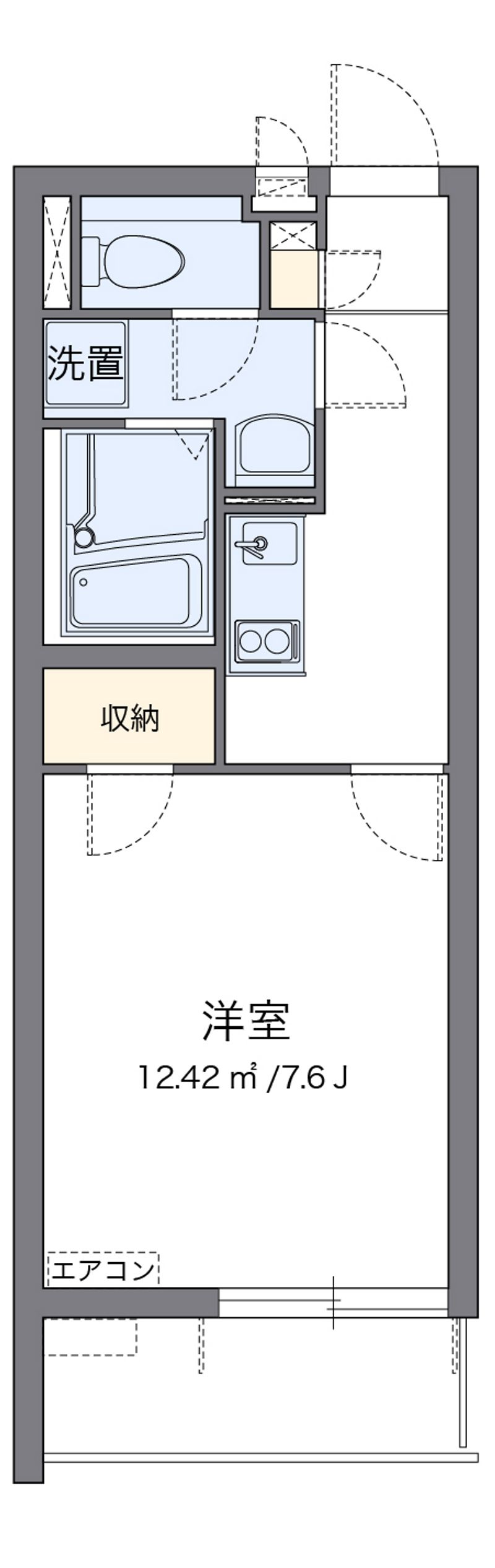 クレイノ河原タウニー 間取図