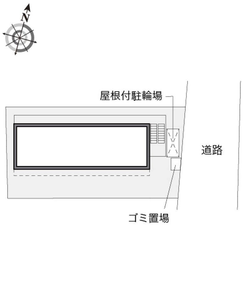 レオパレスホワイト 配置図