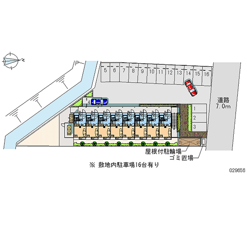 レオパレス平吉 月極駐車場