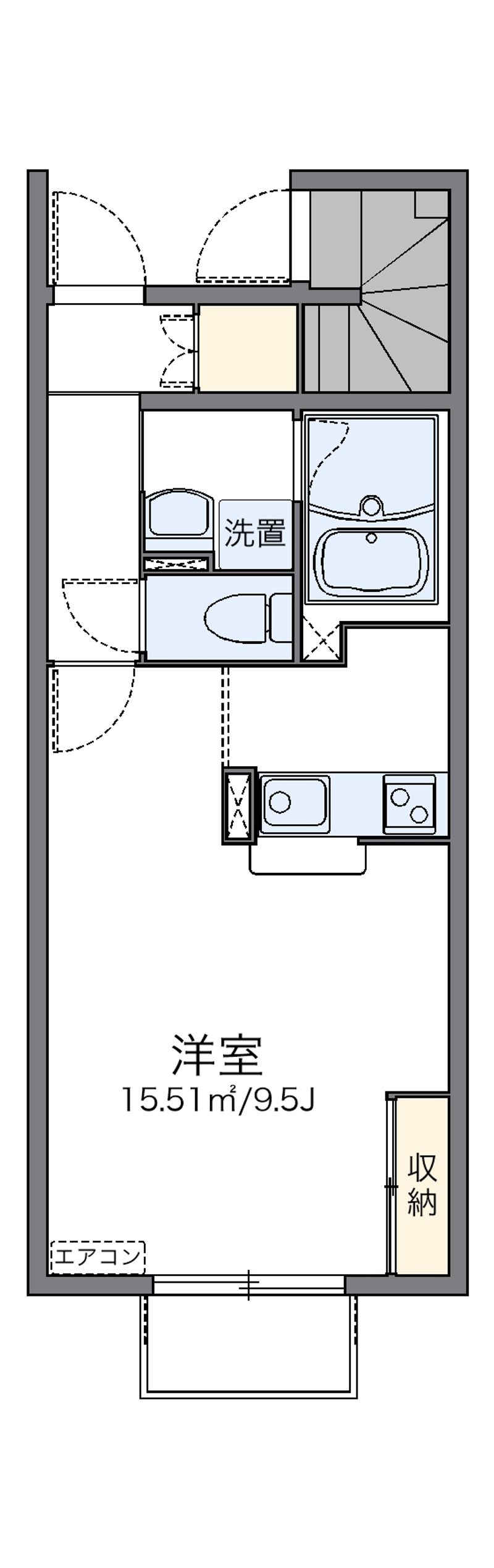 レオネクストｎａｇｏｍｉ 間取図