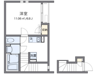 クレイノ中村本町 間取り図