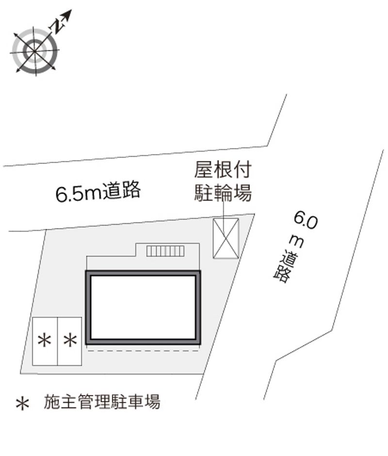 レオパレスグリーンハイツ宮田町 配置図