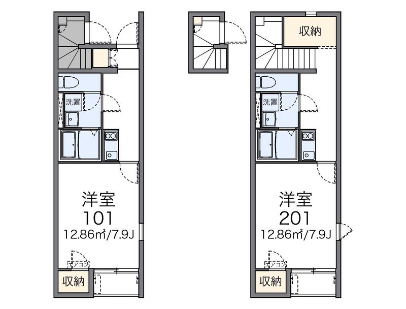 レオネクストパディントン 間取図