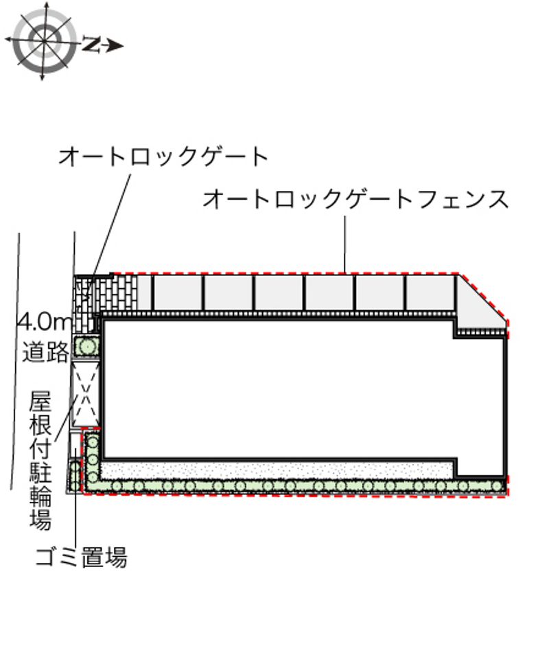 レオネクストウィステリア関町 配置図