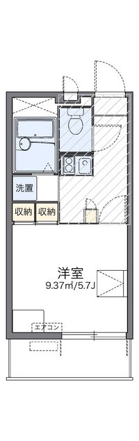 レオパレスＮｅｗ　リベラルⅡ 間取り図