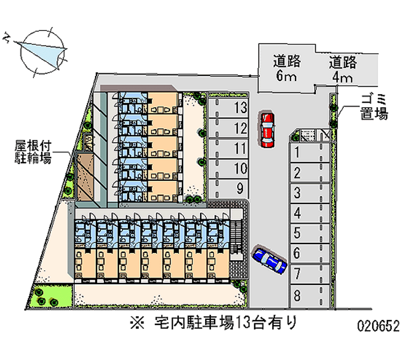 レオパレス一番町 月極駐車場