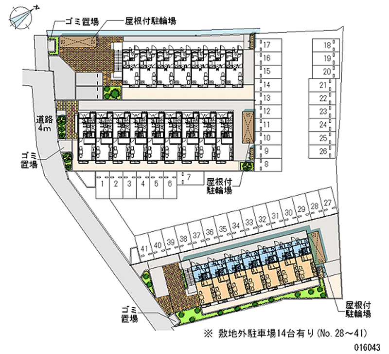 レオパレスエスペランサ 月極駐車場