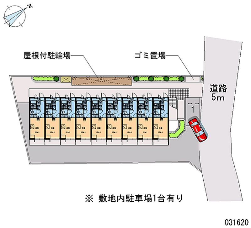 レオパレスプラザ　ハルⅠ 月極駐車場