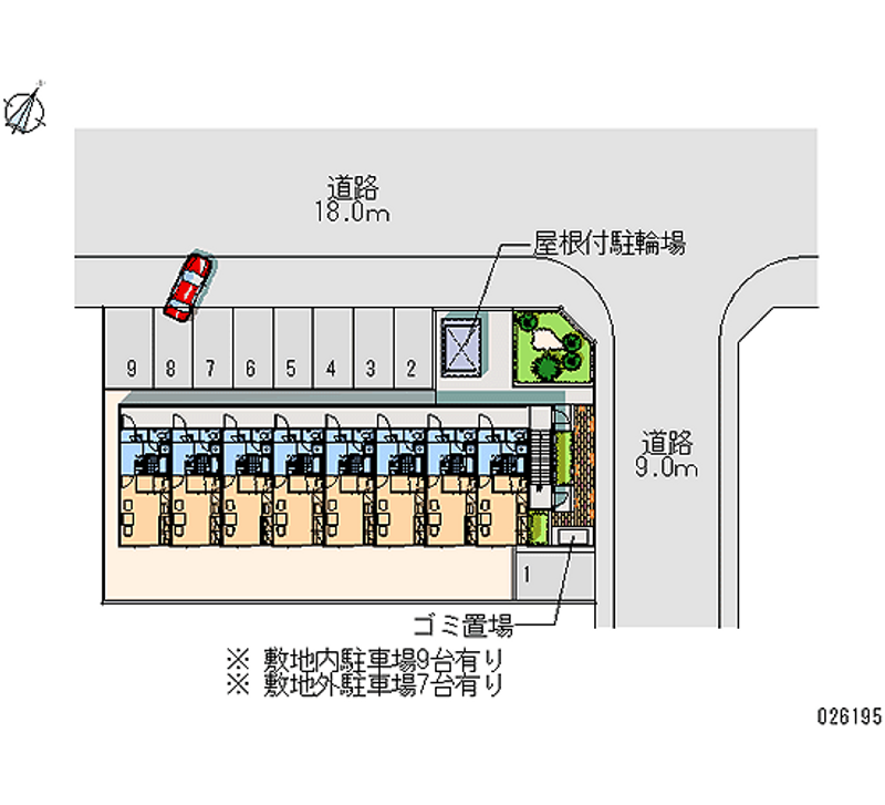 26195月租停车场