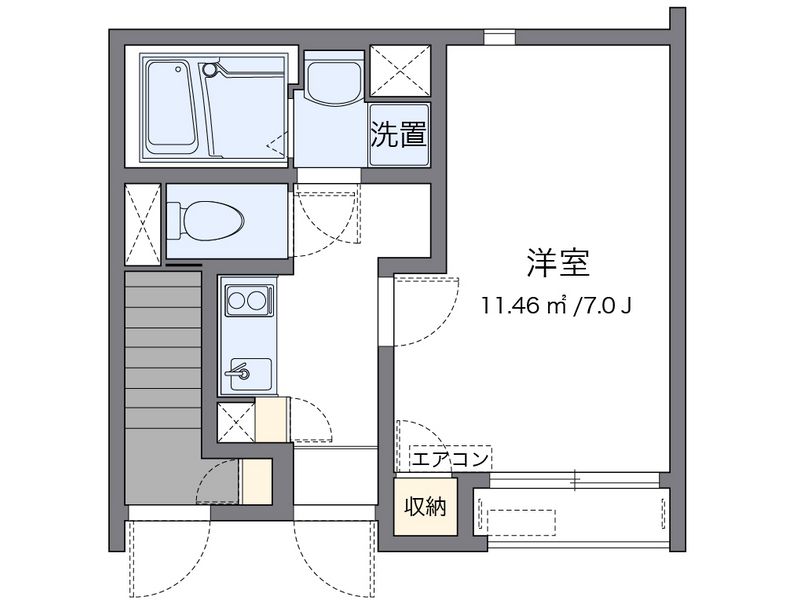 クレイノセゾン　コーボー 間取り