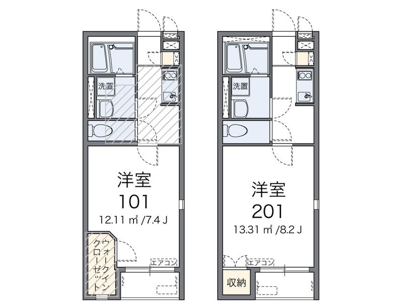 レオネクストセンターヒル 間取図