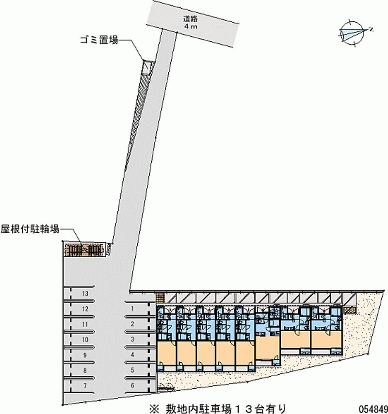 54849 Monthly parking lot