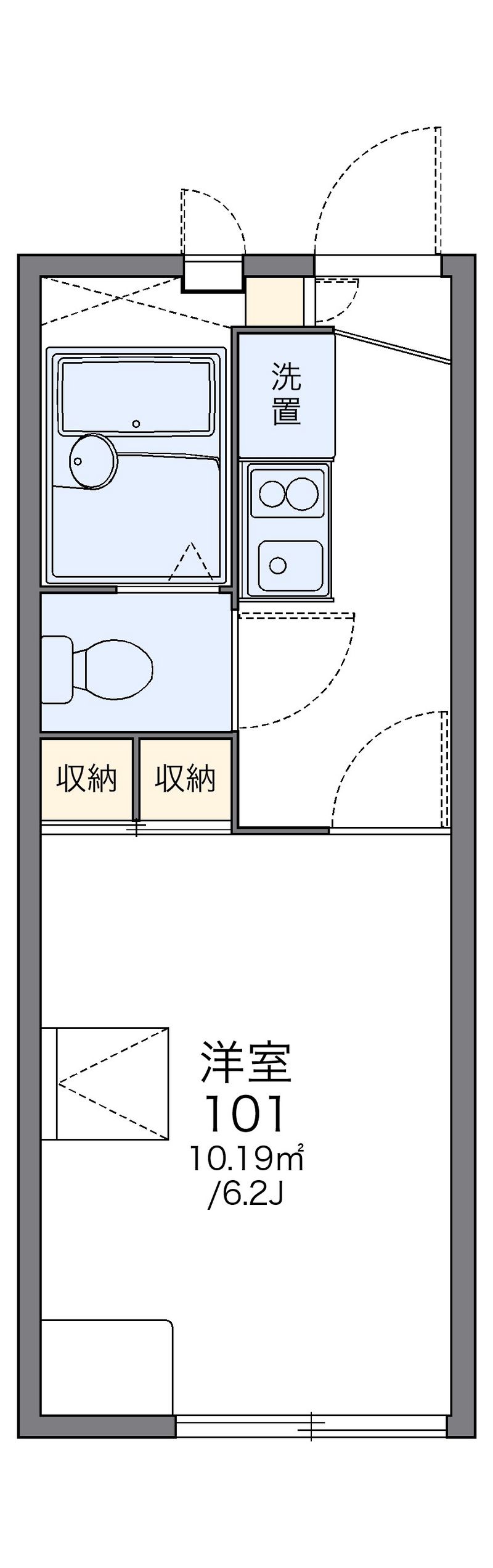 レオパレスクラッセ 間取図