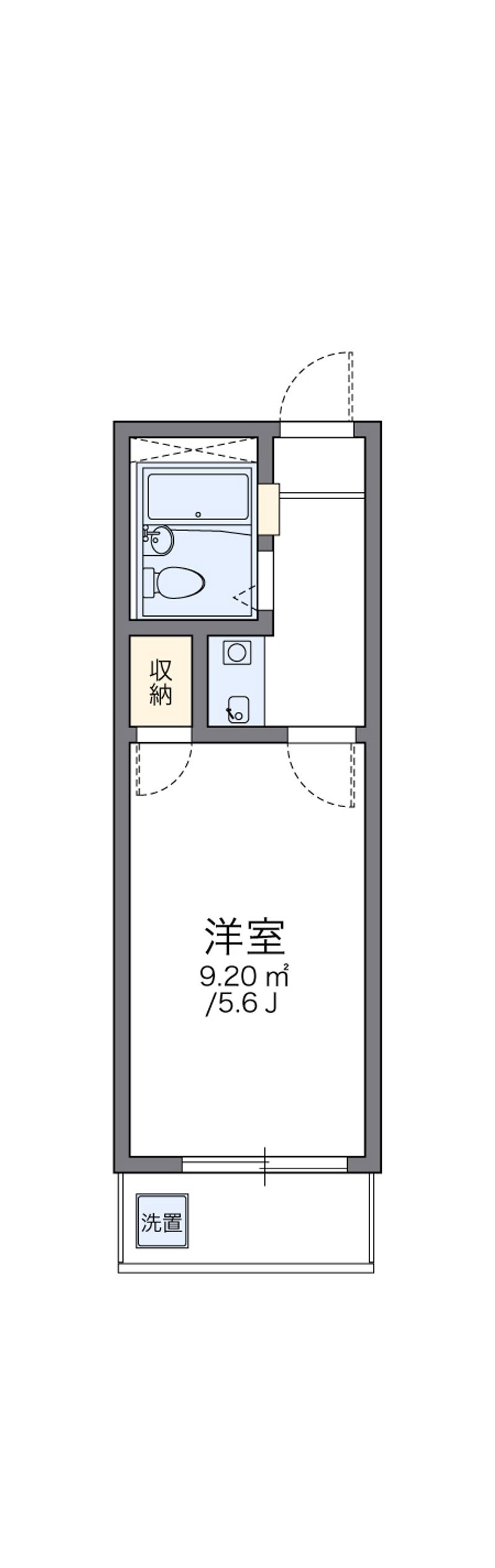 レオパレス５＆５ 間取り