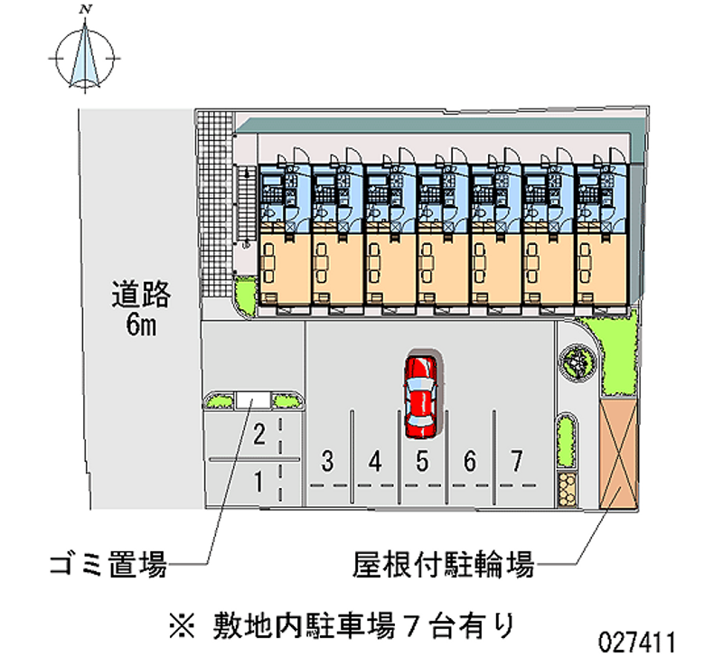 レオパレスレスト　ナイキ 月極駐車場