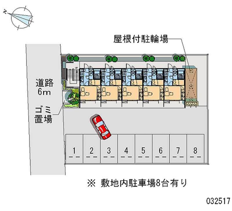 レオパレス多摩平 月極駐車場