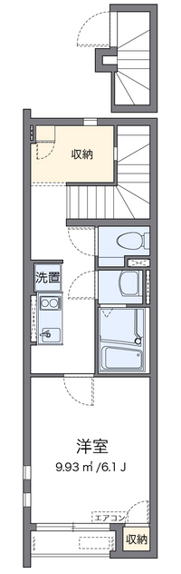 クレイノクラウディア駒込 間取り図