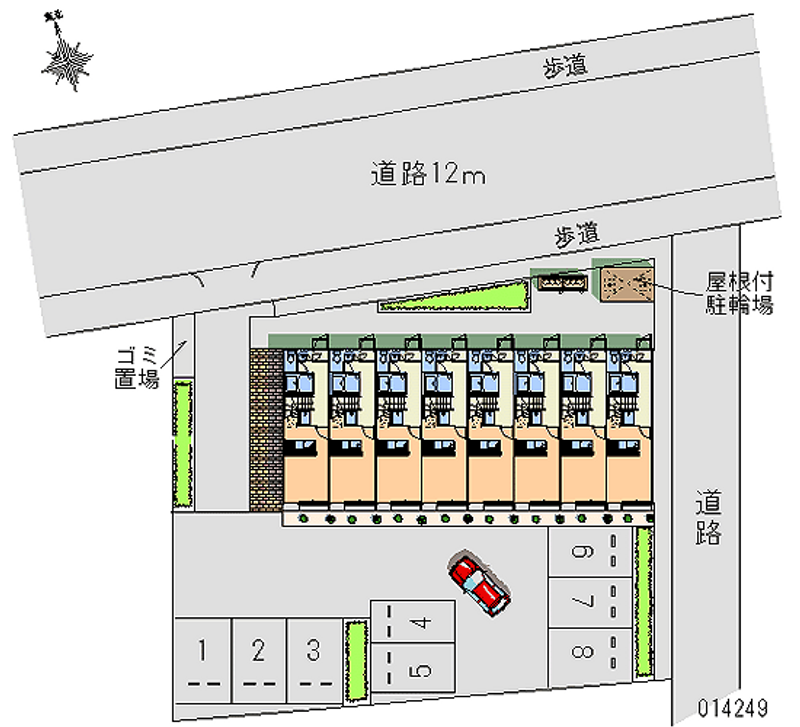 レオパレス大池 月極駐車場