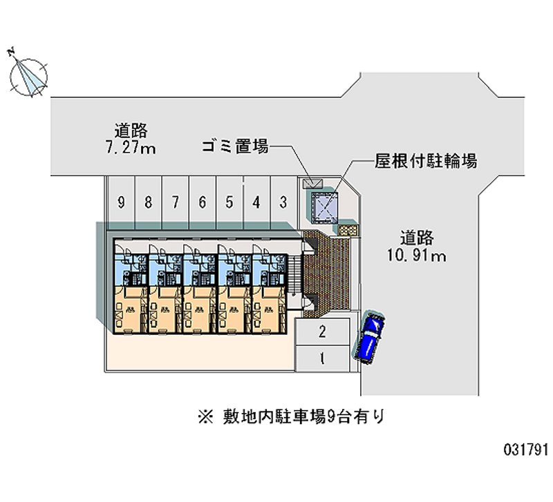 レオパレス信濃 月極駐車場