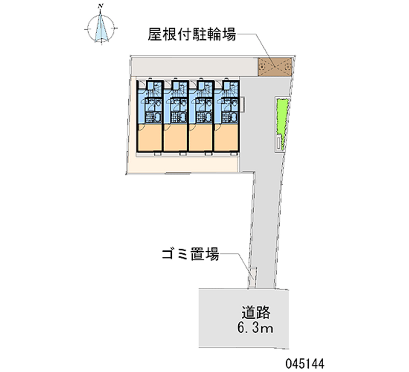 レオネクストクレッセントハウス 区画図