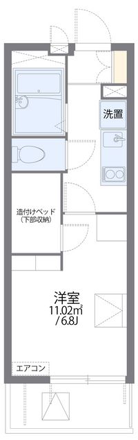 レオパレス東淡路 間取り図