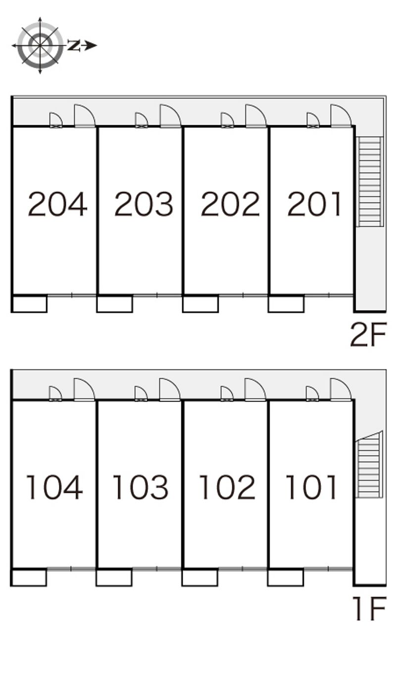 レオパレスジニア 間取り配置図