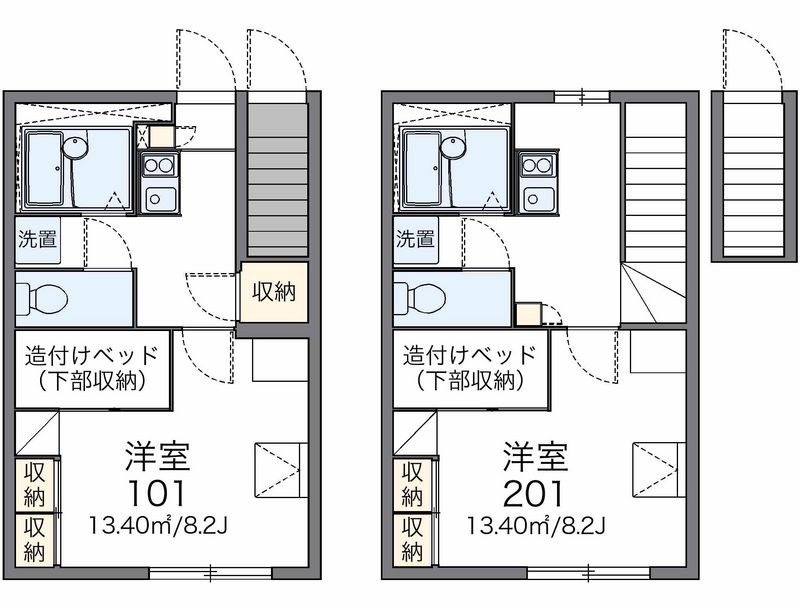 レオパレスｙｏｕ 間取図