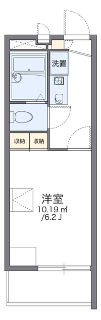 レオパレスニューオンリーⅠ 間取り図