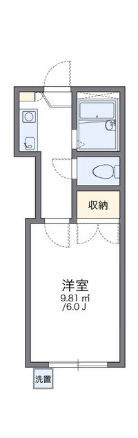 レオパレス沖野上Ｐａｒｔ２ 間取り図