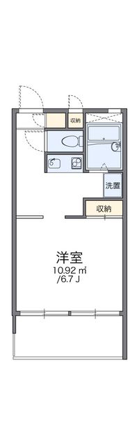 レオパレスプレシオＤ 間取り図